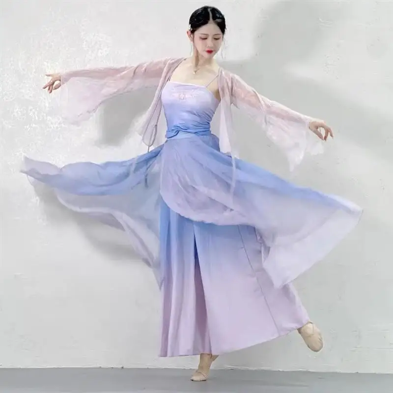 Stunning Classical Dance Costume Modern Dance Performance Outfit Wide Leg Pants Ethereal Skirt Practice orm Beautiful T
Stunning Classical Dance Costume Modern Dance Performance Outfit Wide Leg Pants Ethereal Skirt Practice orm Beautiful T