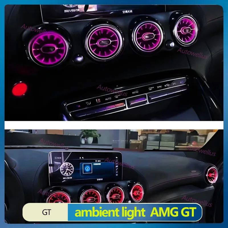 Для Benz для AMG GT GTC W190 W290 W298 2015-2022 воздушный выпускной клапан турбины сопло атмосферная лампа 256/64 цветов окружающий коридор
Для Benz для AMG GT GTC W190 W290 W298 2015-2022 воздушный выпускной клапан турбины сопло атмосферная лампа 256/64 цветов окружающий коридор