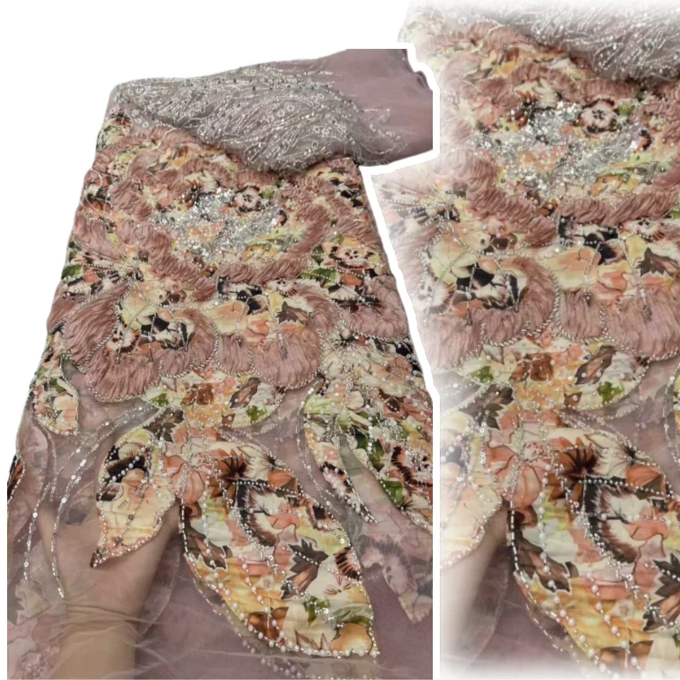 African French Sequins Nigerian Tulle Lace Fabric 2025 High Quality Bridal Wedding Sequins Lace Fabrics Luxury CC1117
African French Sequins Nigerian Tulle Lace Fabric 2025 High Quality Bridal Wedding Sequins Lace Fabrics Luxury CC1117