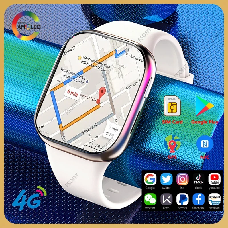 4G Network Android Smartwatch AMOLED Call GPS HD Camera NFC SIM Card WIFI Bluetooth Wireless Fast Internet Access Smart Watch
4G Network Android Smartwatch AMOLED Call GPS HD Camera NFC SIM Card WIFI Bluetooth Wireless Fast Internet Access Smart Watch