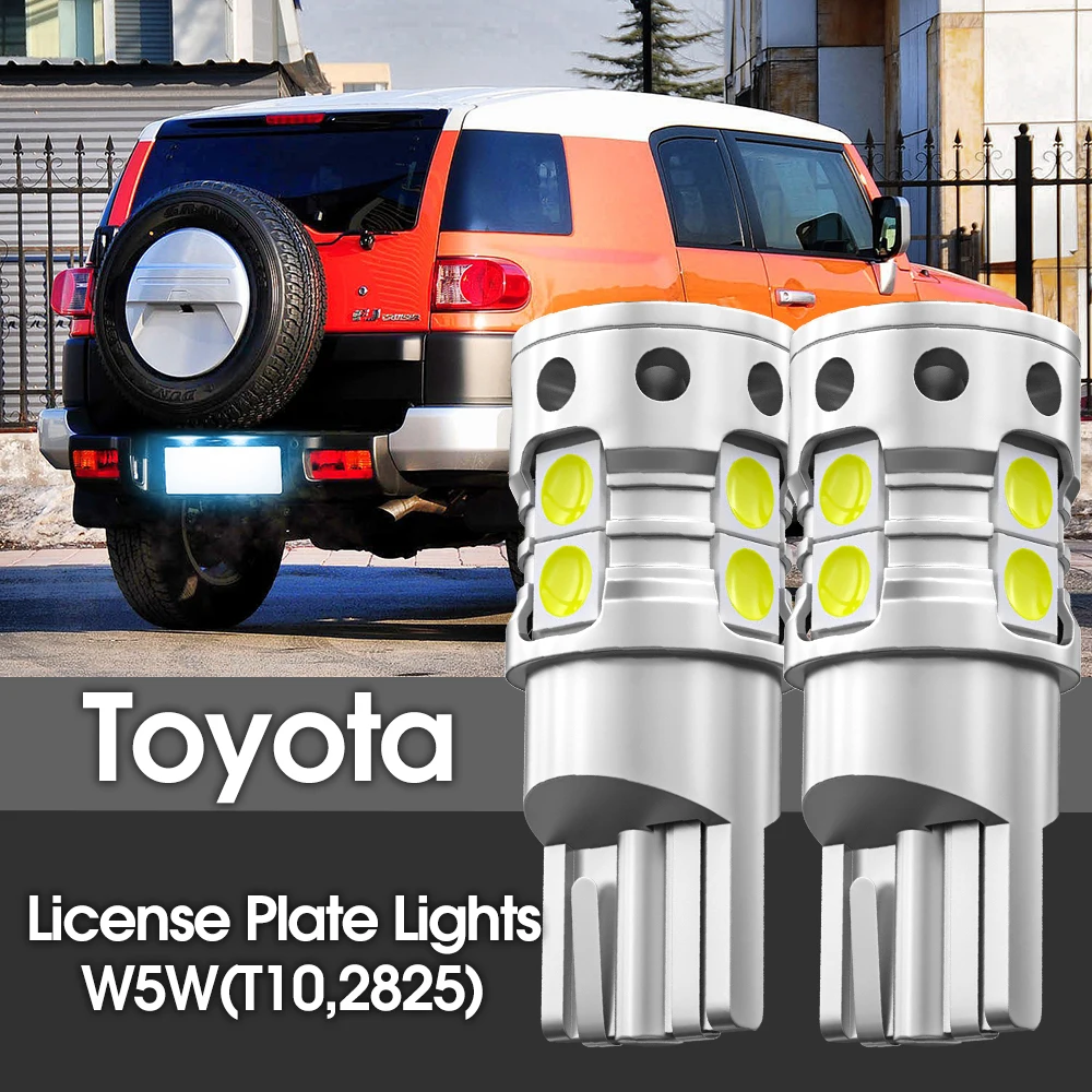 2pcs LED License Plate Light Bulb W5W T10 For Toyota Auris Camry CHR Corolla FJ Cruiser Land Cruiser 100 200 Avensis T22 T25 T27
2pcs LED License Plate Light Bulb W5W T10 For Toyota Auris Camry CHR Corolla FJ Cruiser Land Cruiser 100 200 Avensis T22 T25 T27