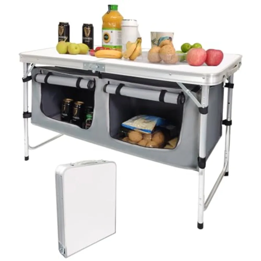 Camping Folding Aluminum Table with Adjustable Legs for Outdoor Travel Beach Backyards BBQ Party and Picnic Foldable Table
Camping Folding Aluminum Table with Adjustable Legs for Outdoor Travel Beach Backyards BBQ Party and Picnic Foldable Table