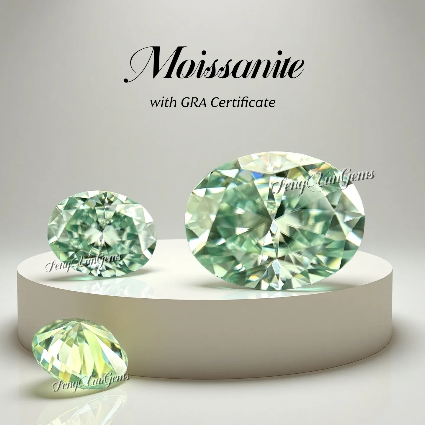 Light Green Loose Moissanite Stones 0.2~8ct 3x4mm~10x14mm Shining Fine Jewelry Oval Lab Grown Diamonds
Light Green Loose Moissanite Stones 0.2~8ct 3x4mm~10x14mm Shining Fine Jewelry Oval Lab Grown Diamonds
