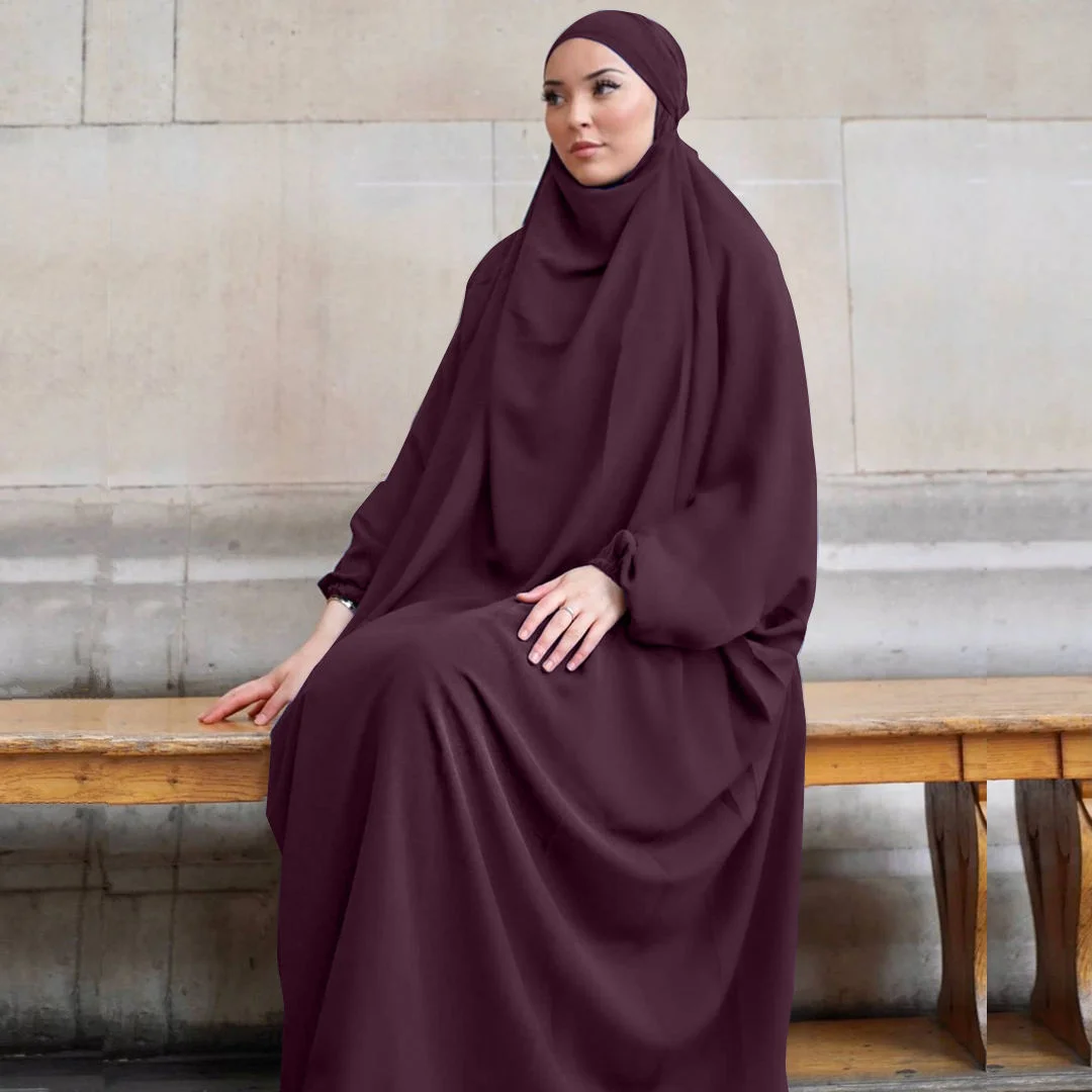 Eid Djellaba Hooded Prayer Garment Muslim Women Abaya Khimar Dress Ramadan Arab Burqa Niqab Abayas Robe Jalabiya Islam Clothing
Eid Djellaba Hooded Prayer Garment Muslim Women Abaya Khimar Dress Ramadan Arab Burqa Niqab Abayas Robe Jalabiya Islam Clothing