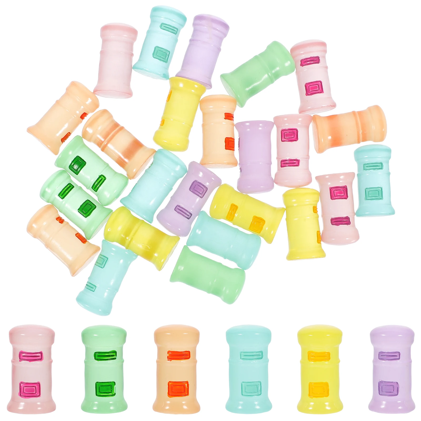 30 Pcs Luminous Mailbox Decoration Ornament Decorations Miniature Figurine Garden Resin Small
30 Pcs Luminous Mailbox Decoration Ornament Decorations Miniature Figurine Garden Resin Small