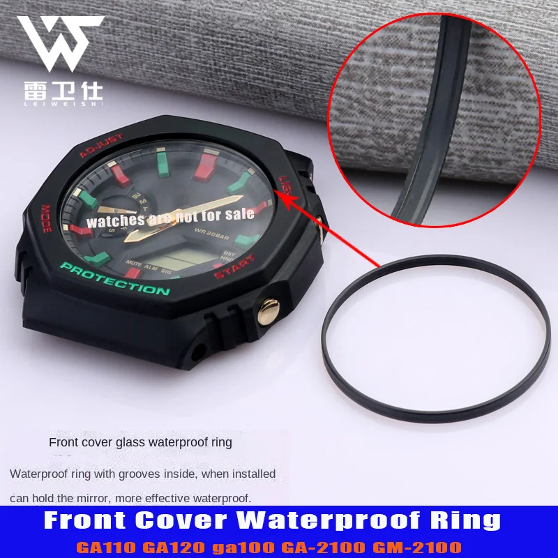 GA-2100 Front Cover Waterproof Ring For Casio GA-2100 GM-2100 GA110 Case Dust Ring Gasket Sealing Watch accessories
GA-2100 Front Cover Waterproof Ring For Casio GA-2100 GM-2100 GA110 Case Dust Ring Gasket Sealing Watch accessories