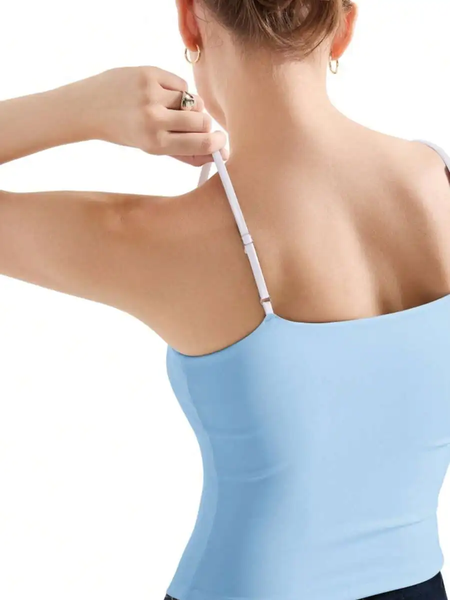 Womens Halter Neck Tank Top Solid Color Base Layer For Summer Casual Wear
Womens Halter Neck Tank Top Solid Color Base Layer For Summer Casual Wear