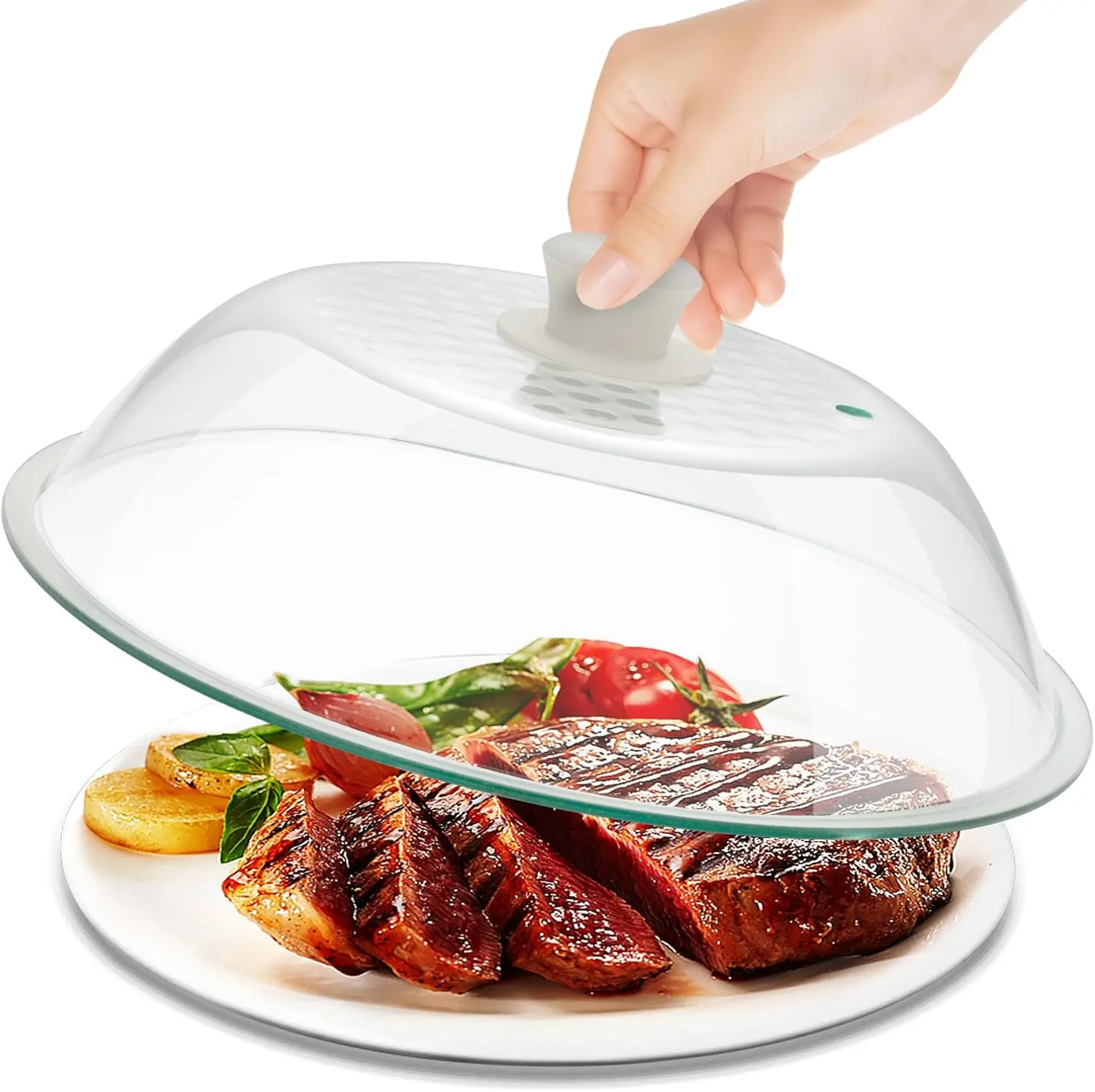 Li hter Wei ht Tempered lass Microwave Splatter Cover - 12.7 inch - Heat-Resistant & Impact-Resistant, Reinforced
Li hter Wei ht Tempered lass Microwave Splatter Cover - 12.7 inch - Heat-Resistant & Impact-Resistant, Reinforced