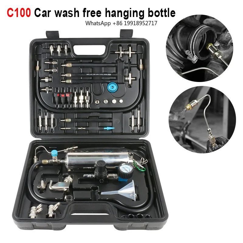 C100 Car Fuel Cleaning Machine Cleaner Washing Tool For Auto Fuel System Injector Non-Dismantle Automotive Accessories Tool
C100 Car Fuel Cleaning Machine Cleaner Washing Tool For Auto Fuel System Injector Non-Dismantle Automotive Accessories Tool