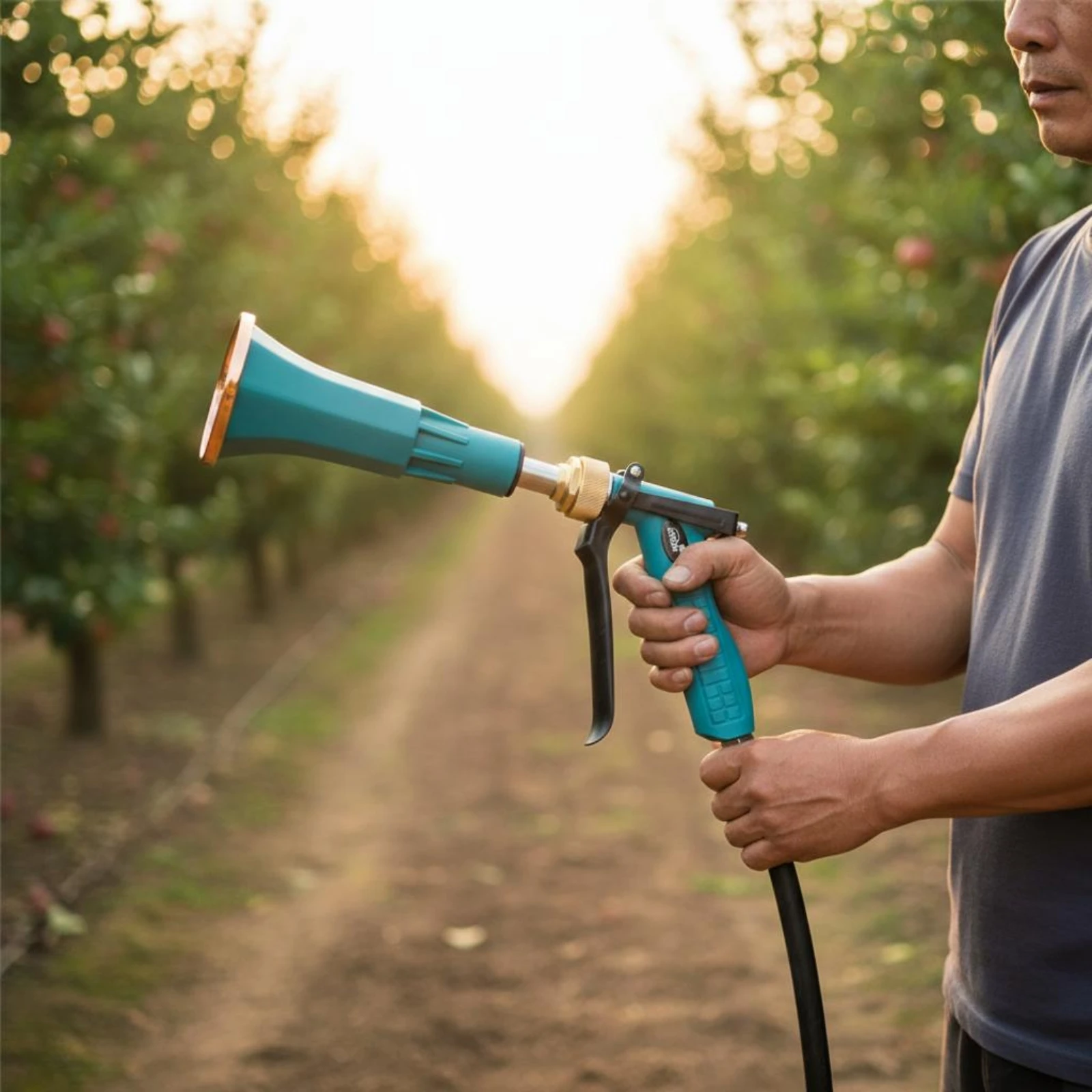 Orchard Spray Heavy Duty High Pressure Spray Fog Nozzle Sprayer Easy to Use Farm Tool Water Saving for Farmers
Orchard Spray Heavy Duty High Pressure Spray Fog Nozzle Sprayer Easy to Use Farm Tool Water Saving for Farmers