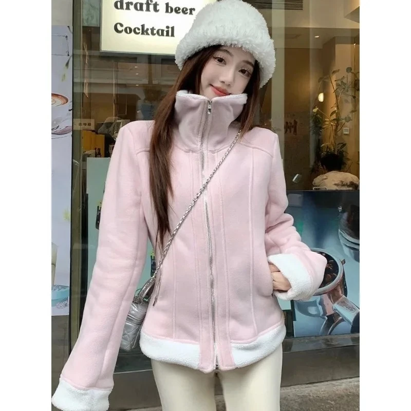 Koran Style Vintage Coat Long Sleeve Turtleneck Sweatshirts Pure Color Streetwear Subculture Autumn Casual Elegant Chic Coat
Koran Style Vintage Coat Long Sleeve Turtleneck Sweatshirts Pure Color Streetwear Subculture Autumn Casual Elegant Chic Coat