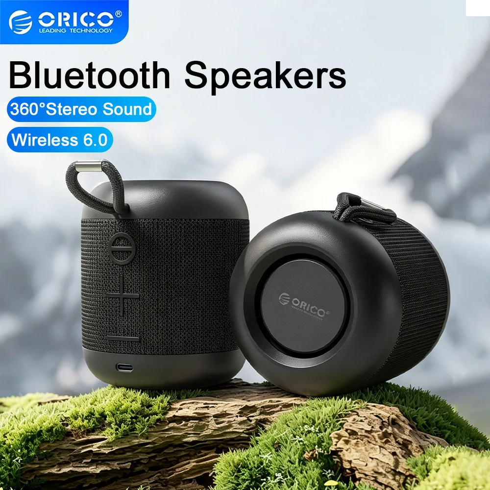 ORICO Portable Wireless Speaker 360 Stereo Sound IPX5 Waterproof Bluetooth 6.0 Wireless Speaker Hi-Fi TWS for Hiking Outdoor
ORICO Portable Wireless Speaker 360 Stereo Sound IPX5 Waterproof Bluetooth 6.0 Wireless Speaker Hi-Fi TWS for Hiking Outdoor 