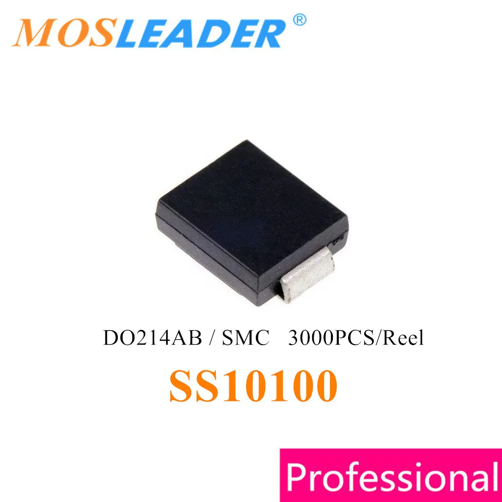 Mosleader SS10100 SMC 3000PCS SR10100 S10100 Schottky 10A 100V DO214AB Made in China High quality
Mosleader SS10100 SMC 3000PCS SR10100 S10100 Schottky 10A 100V DO214AB Made in China High quality