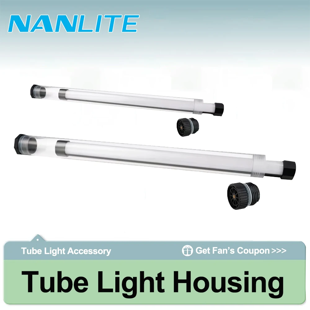 Nanlite Waterproof Tube Light Housing for PavoTube II 15X 15XR PavoTube II 30X 30XR Suitable for Rainy Days or Underwater use
Nanlite Waterproof Tube Light Housing for PavoTube II 15X 15XR PavoTube II 30X 30XR Suitable for Rainy Days or Underwater use