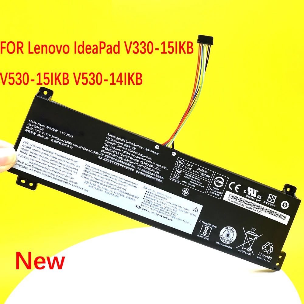 Новый аккумулятор для Lenovo IdeaPad V330-15IKB V530-15IKB V530-14IKB V130-15ikb L17L2PB3 L17M2PB4 L17M2PB3 L17L2PB4 L17C2PB3
Новый аккумулятор для Lenovo IdeaPad V330-15IKB V530-15IKB V530-14IKB V130-15ikb L17L2PB3 L17M2PB4 L17M2PB3 L17L2PB4 L17C2PB3