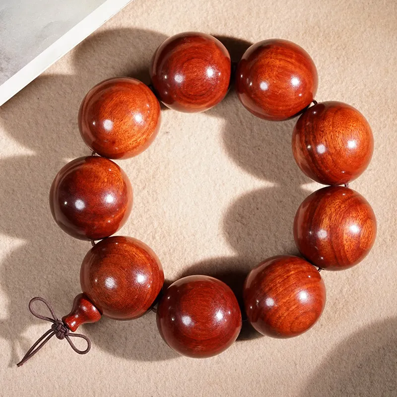 30mm Large African Red Sandalwood Prayer Beads Bracelet Handheld Mala Beads for Meditation and Play Gifts
30mm Large African Red Sandalwood Prayer Beads Bracelet Handheld Mala Beads for Meditation and Play Gifts