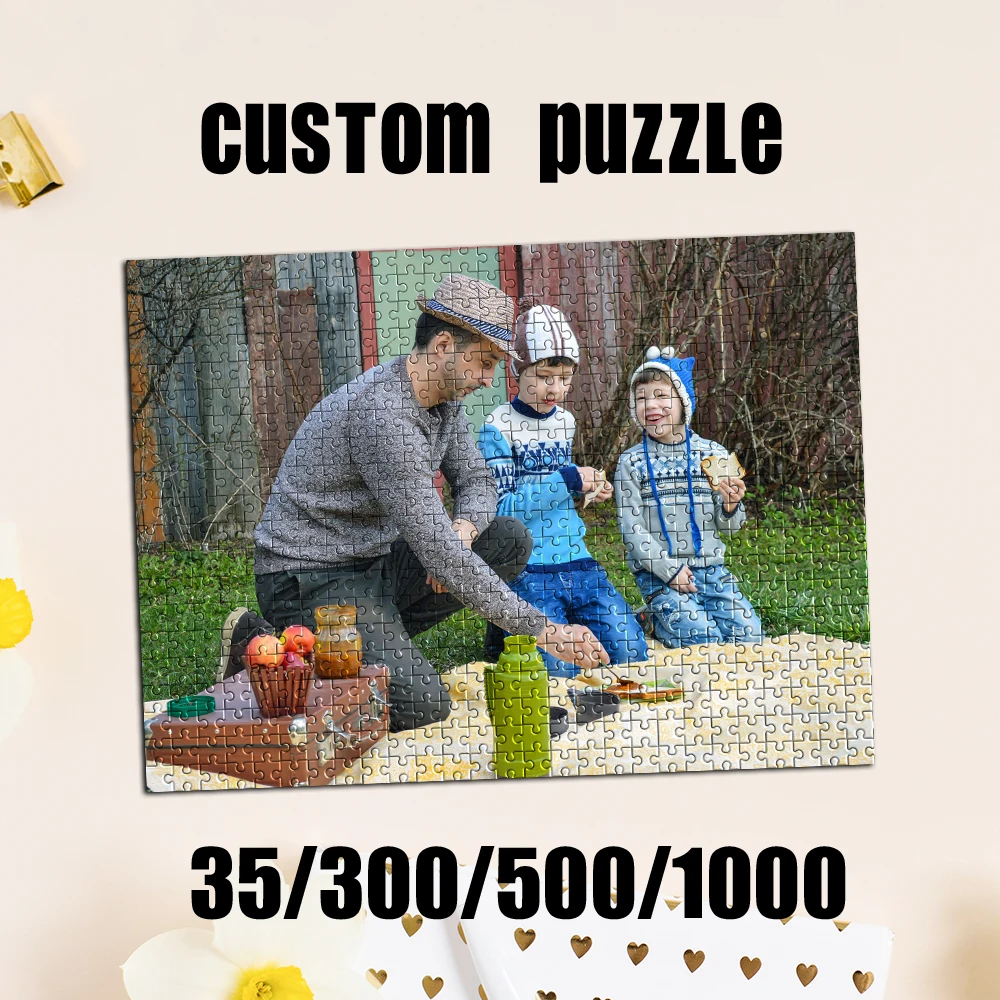 35/300/500/1000pcs Personalized Custom Photo Puzzle portrait Customize Creative Commemorative Gift Families Games
35/300/500/1000pcs Personalized Custom Photo Puzzle portrait Customize Creative Commemorative Gift Families Games