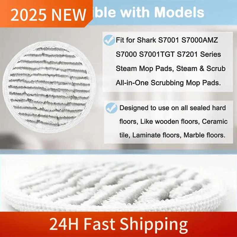 Сменные подушечки для паровой швабры Trend 2025 для серии Shark S7001, Shark S7000AMZ, S7000 S7001TGT S7201, универсальные подушечки для чистки швабры
Сменные подушечки для паровой швабры Trend 2025 для серии Shark S7001, Shark S7000AMZ, S7000 S7001TGT S7201, универсальные подушечки для чистки швабры