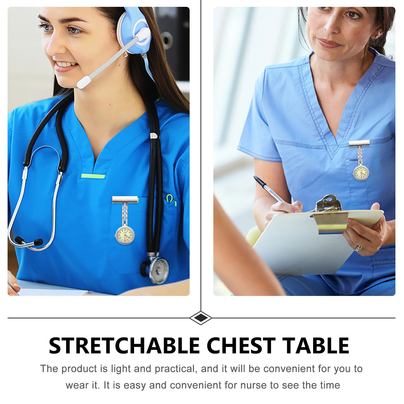 Nurse Luminous Clip-on Watch Quartz Movement Accurate Timing Lightweight Simple Chic Creative Practical Exquisite Workmanship
Nurse Luminous Clip-on Watch Quartz Movement Accurate Timing Lightweight Simple Chic Creative Practical Exquisite Workmanship