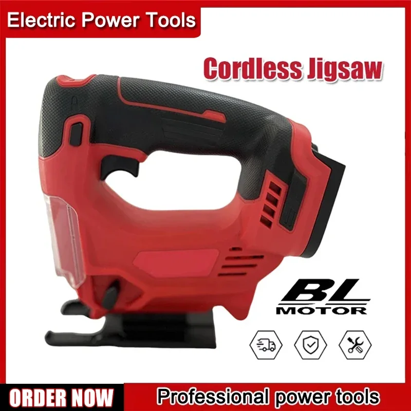 Cordless Portable Jigsaw Electric Tool Woodworking Multi-Function Design Compatible with 18V Battery Fit Milwaukee
Cordless Portable Jigsaw Electric Tool Woodworking Multi-Function Design Compatible with 18V Battery Fit Milwaukee