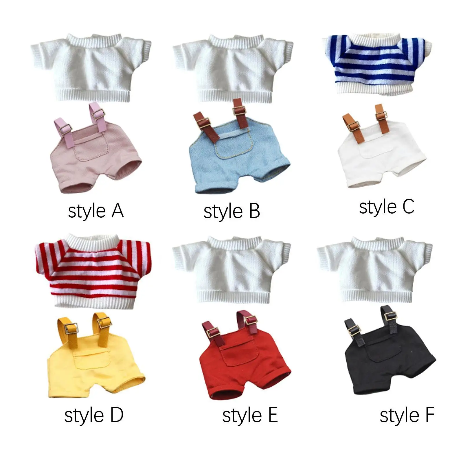 15 cm 17cm Plush Doll Clothes Photo Props Stylish Costumes Girl Doll Clothes Doll Outfit No Doll Included for Pendant Doll Kids
15 cm 17cm Plush Doll Clothes Photo Props Stylish Costumes Girl Doll Clothes Doll Outfit No Doll Included for Pendant Doll Kids