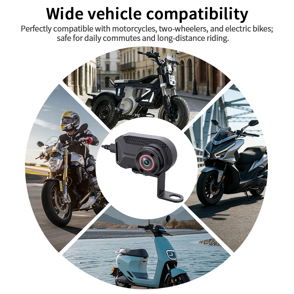 Видеорегистратор Carsanbo для мотоцикла с Wi-Fi и мобильным дисплеем, встроенный датчик CMOS 1080P Full HD, водонепроницаемый видеорегистратор для записи вождения
Видеорегистратор Carsanbo для мотоцикла с Wi-Fi и мобильным дисплеем, встроенный датчик CMOS 1080P Full HD, водонепроницаемый видеорегистратор для записи вождения