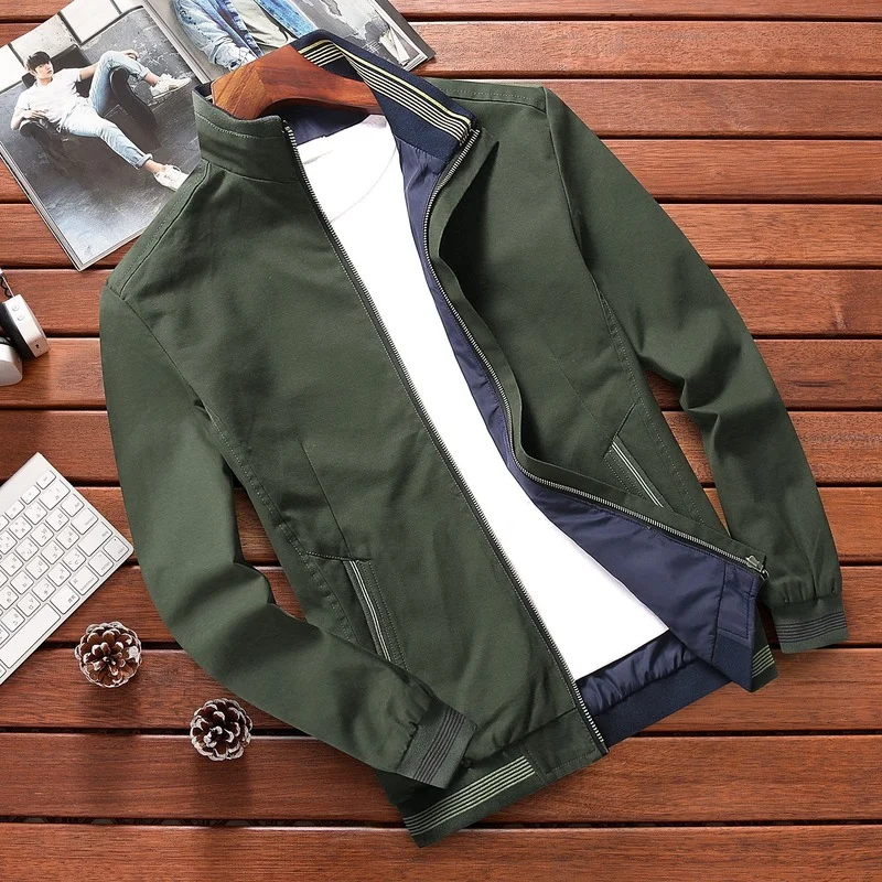Bomber Jacket Men Spring 's Casual Streetwear Slim Fit Pilot Coat Military Male Brand Clothing Fashion E181
Bomber Jacket Men Spring 's Casual Streetwear Slim Fit Pilot Coat Military Male Brand Clothing Fashion E181