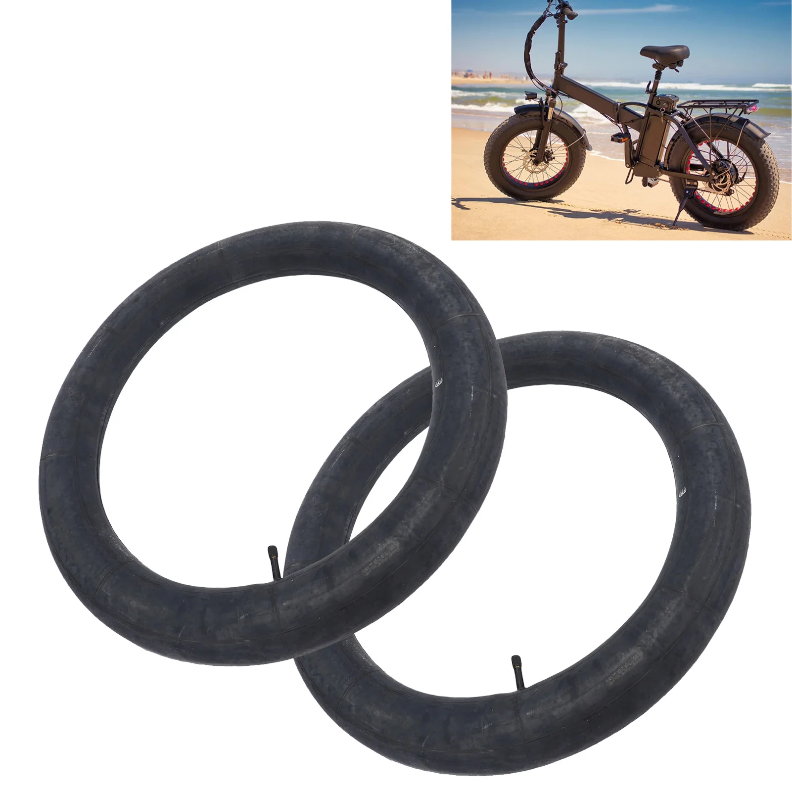 2 шт. велосипедных камер для фэтбайков 20x4.0, резиновые, термостойкие, для электровелосипедов 20 дюймов
2 шт. велосипедных камер для фэтбайков 20x4.0, резиновые, термостойкие, для электровелосипедов 20 дюймов