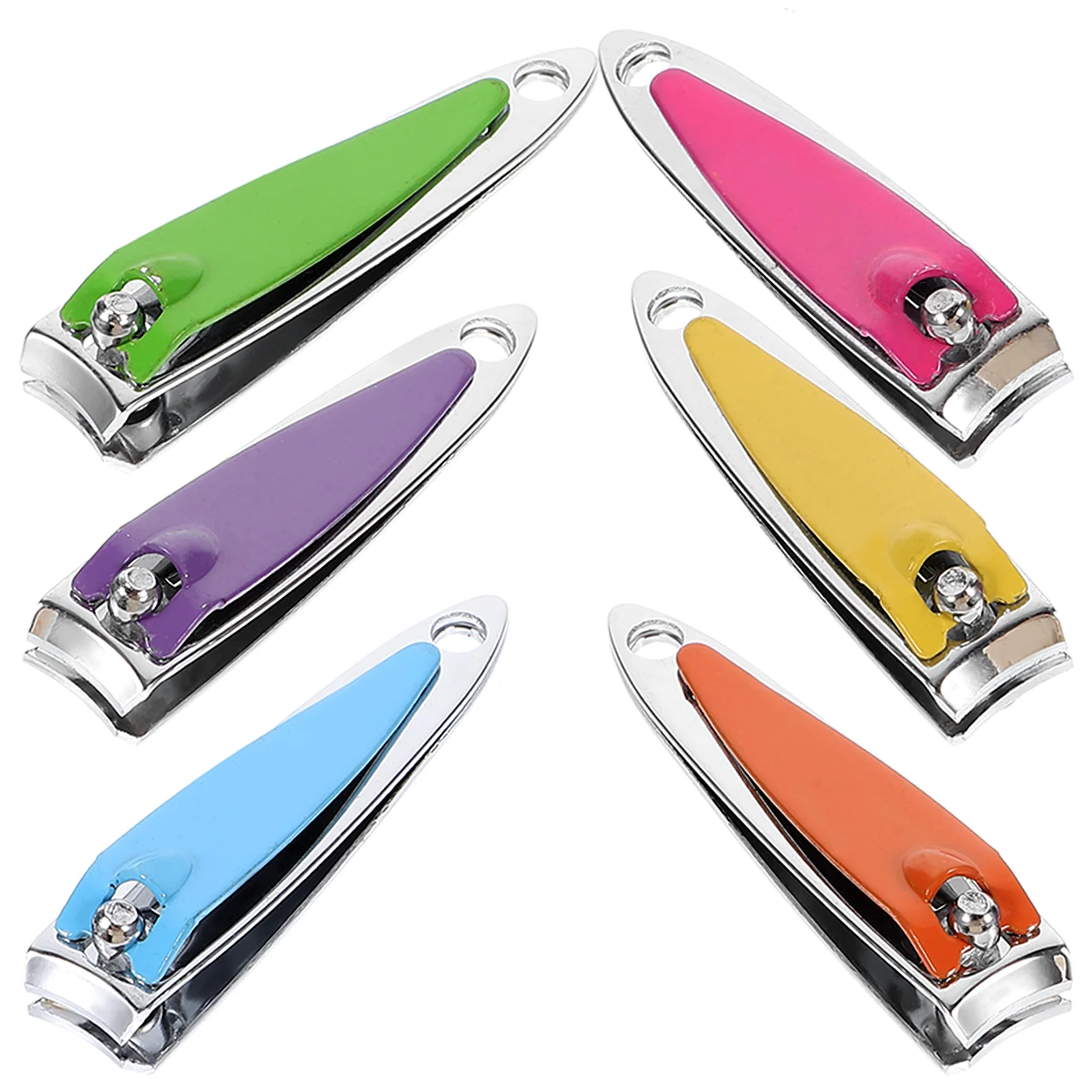 6 Pcs Portable Epoxy Nail Scissors Women's Tools Pedicure Carbon Steel Fingernail Toenail Clippers
6 Pcs Portable Epoxy Nail Scissors Women's Tools Pedicure Carbon Steel Fingernail Toenail Clippers