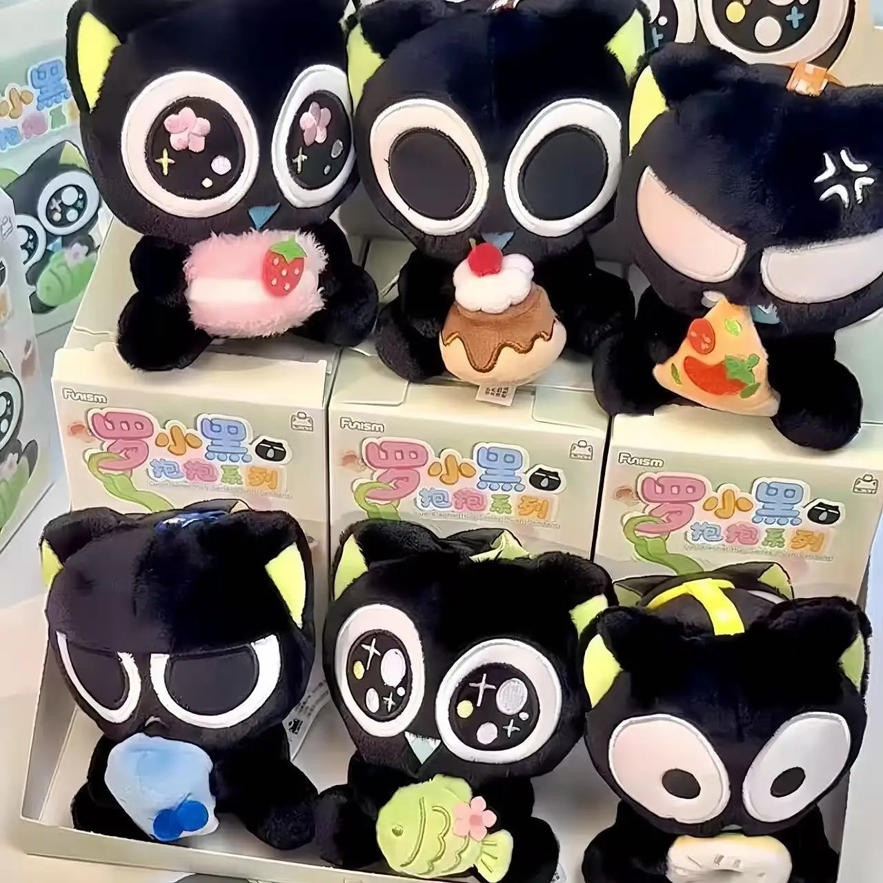 Hug Series Plush Mystery Box The Legend of Luo Xiaohei Cute Collectible Doll Bag Charm Keychain Gift for Girls Christmas Gift
Hug Series Plush Mystery Box The Legend of Luo Xiaohei Cute Collectible Doll Bag Charm Keychain Gift for Girls Christmas Gift