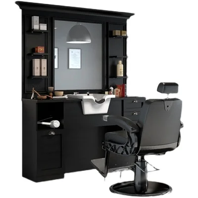 Barbershop mirror table high-end vintage hairdressing shop hair cutting and perm dyeing mirror men's mirror
Barbershop mirror table high-end vintage hairdressing shop hair cutting and perm dyeing mirror men's mirror