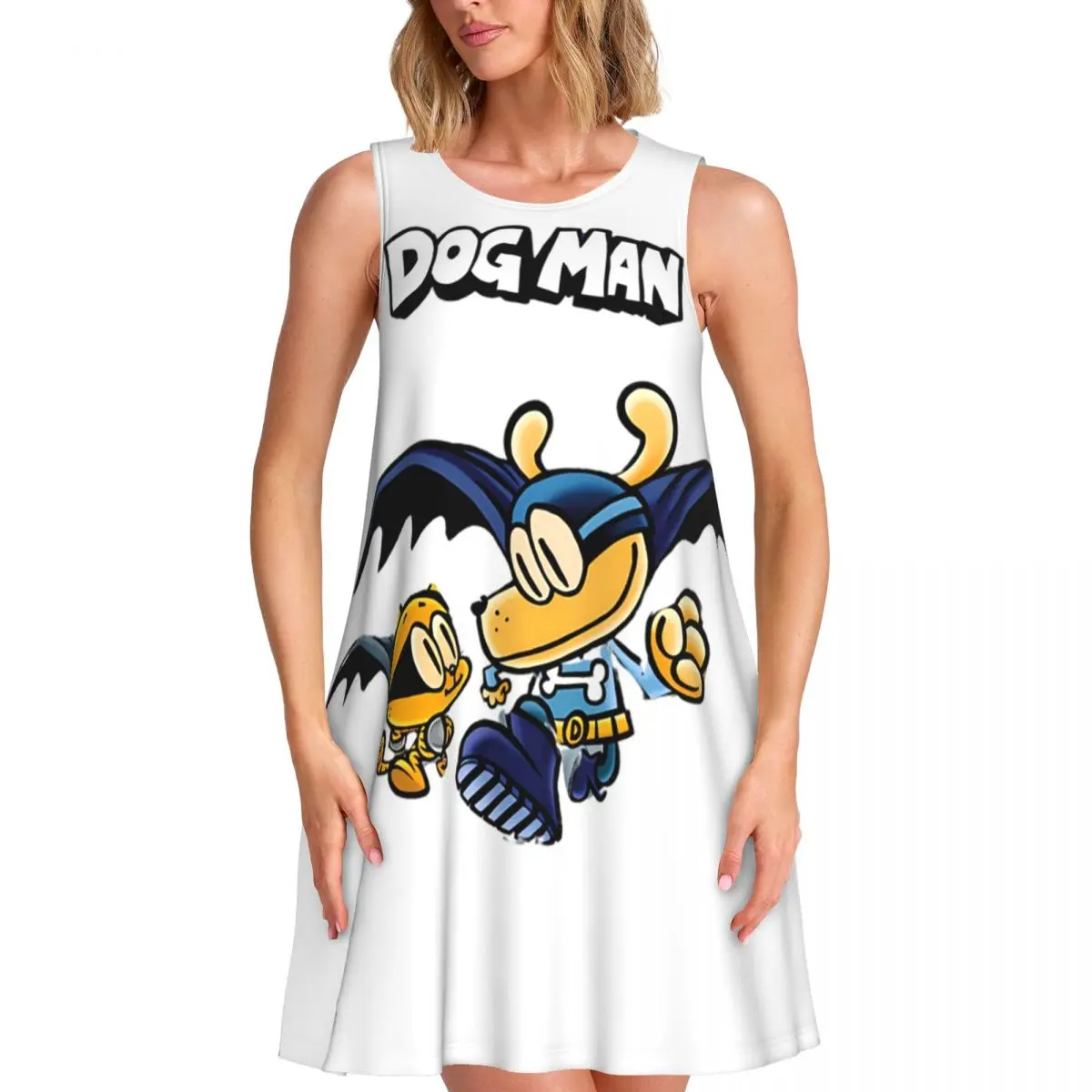 Dog Man And Petey Cat Anime Cartoon Summer Women Short Sleeve Dress Elegant Sleeveless Round Neck Loose Dresses Weekend Holiday
Dog Man And Petey Cat Anime Cartoon Summer Women Short Sleeve Dress Elegant Sleeveless Round Neck Loose Dresses Weekend Holiday
