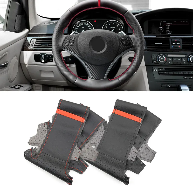 Car Interior Steering Wheel Cover Perforated Leather Trim For BMW 1 3 Series E82 E87 120i 130i 120d E90 320i 325i 330i 335i X1
Car Interior Steering Wheel Cover Perforated Leather Trim For BMW 1 3 Series E82 E87 120i 130i 120d E90 320i 325i 330i 335i X1