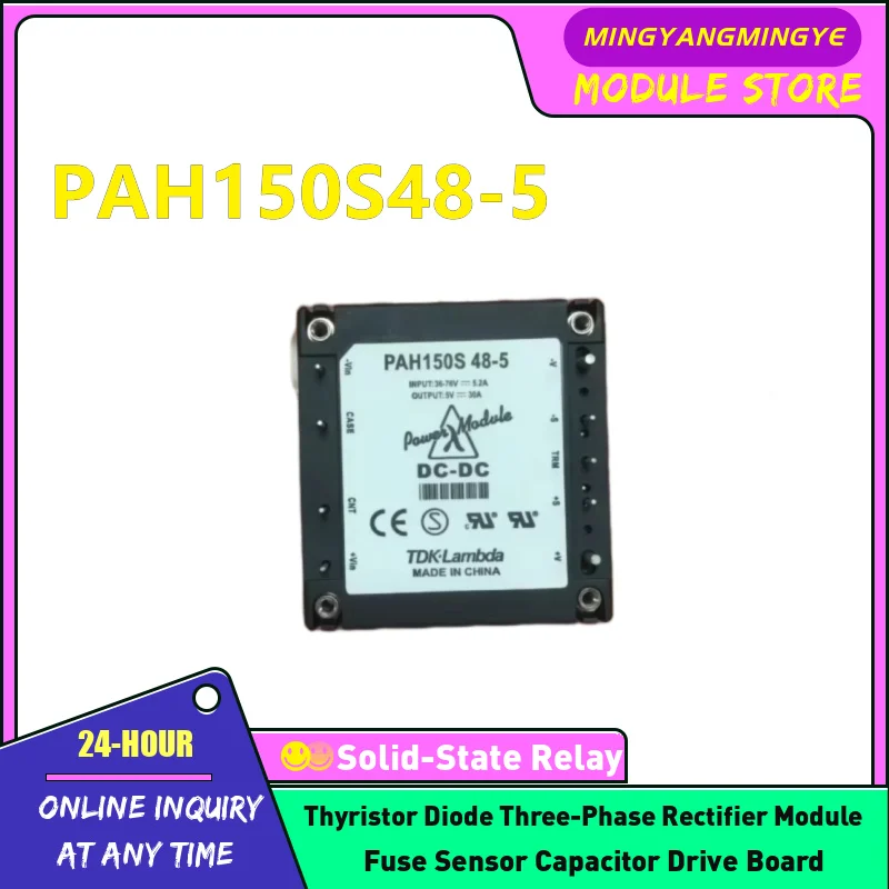 PAH150S48-5 PAH150S48-5-P PAH150S48-3.3 PAH150S48-3.3-PV2 PAH150S48-3.3-PV3 PAH150S48-12 PAH150S48-12-V Power module
PAH150S48-5 PAH150S48-5-P PAH150S48-3.3 PAH150S48-3.3-PV2 PAH150S48-3.3-PV3 PAH150S48-12 PAH150S48-12-V Power module