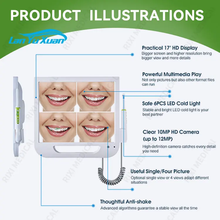 Intraoral Oral Camera Medical Digital Viewer Wifi Intra Oral Camera For Equipment
Intraoral Oral Camera Medical Digital Viewer Wifi Intra Oral Camera For Equipment