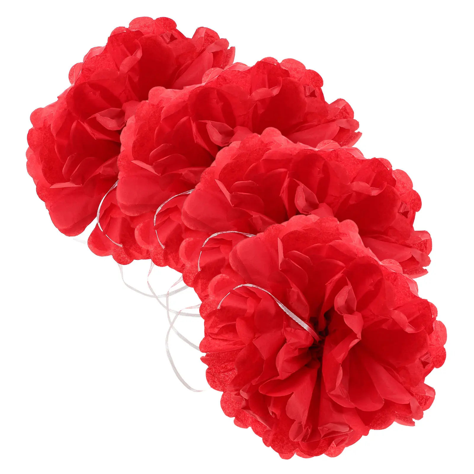 4Pcs Tissue Paper Flower Balls Hanging Party Decorations Valentine's Day Wedding Birthday Lunar New Year Baby Shower Backdrop
4Pcs Tissue Paper Flower Balls Hanging Party Decorations Valentine's Day Wedding Birthday Lunar New Year Baby Shower Backdrop