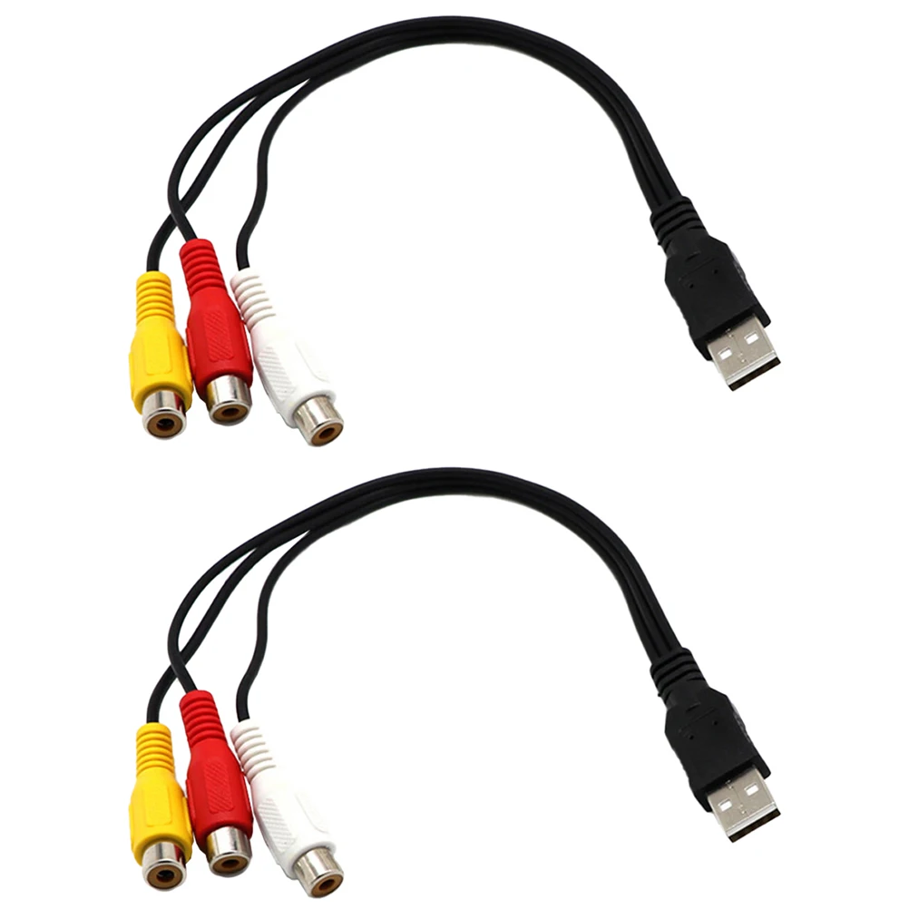 USB Male to 3RCA Female Cable Tinned Copper Wire PVC Material Cable Adapter Household Use Long Durable Flexible
USB Male to 3RCA Female Cable Tinned Copper Wire PVC Material Cable Adapter Household Use Long Durable Flexible