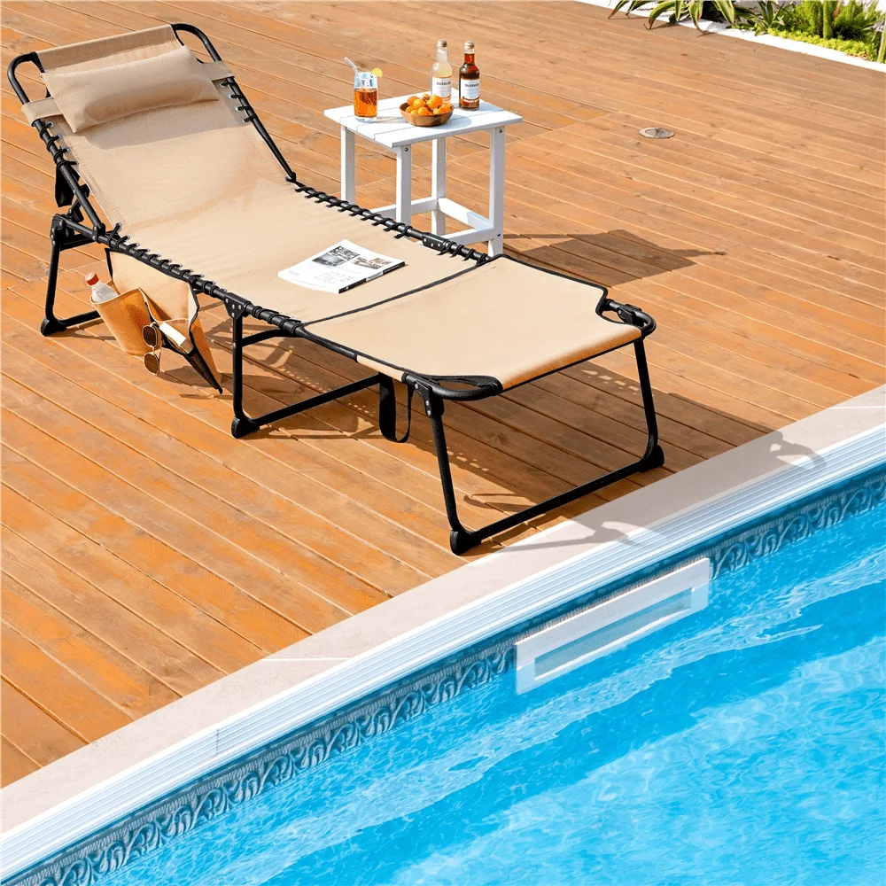 Adjustable Folding Tanning Chair Outdoor Sunbathing Chair With Face Hole Adjustable 5Position Tanning Chair Extended Chaise Lou
Adjustable Folding Tanning Chair Outdoor Sunbathing Chair With Face Hole Adjustable 5Position Tanning Chair Extended Chaise Lou