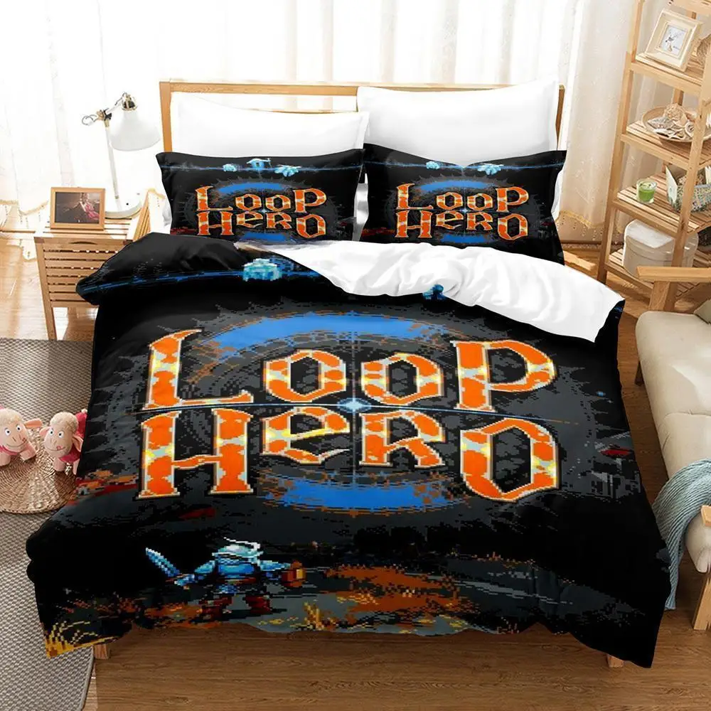 Комплект постельного белья Loop Hero Single Twin Full Queen King Size Комплект постельного белья для взрослых и детей Комплекты пододеяльников с 3D принтом Аниме Комплект простыней
Комплект постельного белья Loop Hero Single Twin Full Queen King Size Комплект постельного белья для взрослых и детей Комплекты пододеяльников с 3D принтом Аниме Комплект простыней