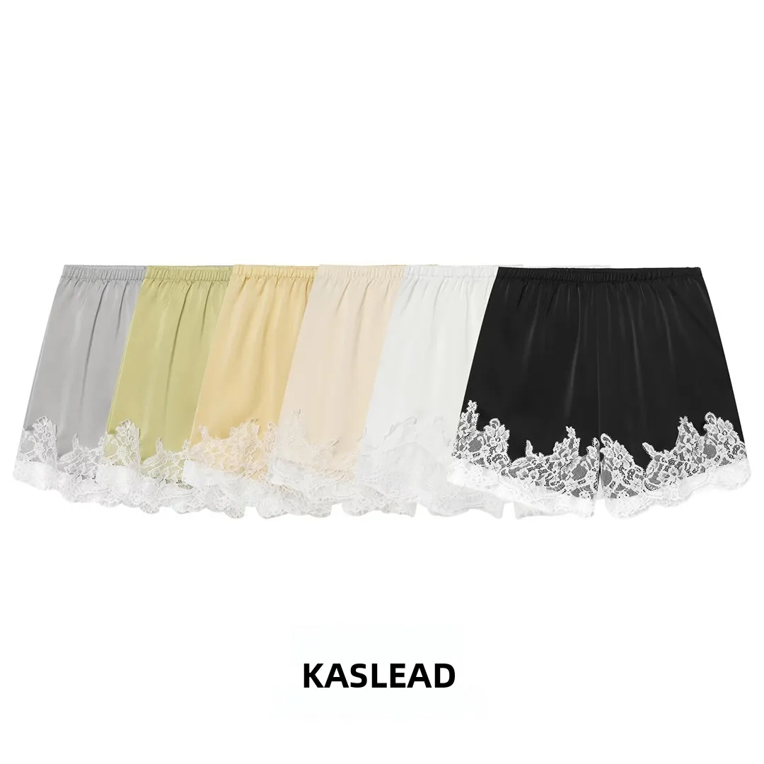 KASLEAD New Fashionable Simple Satin Lace Trim Shorts Women's Casual Pants Natural Waist Polyester Fiber Teen Girls
KASLEAD New Fashionable Simple Satin Lace Trim Shorts Women's Casual Pants Natural Waist Polyester Fiber Teen Girls