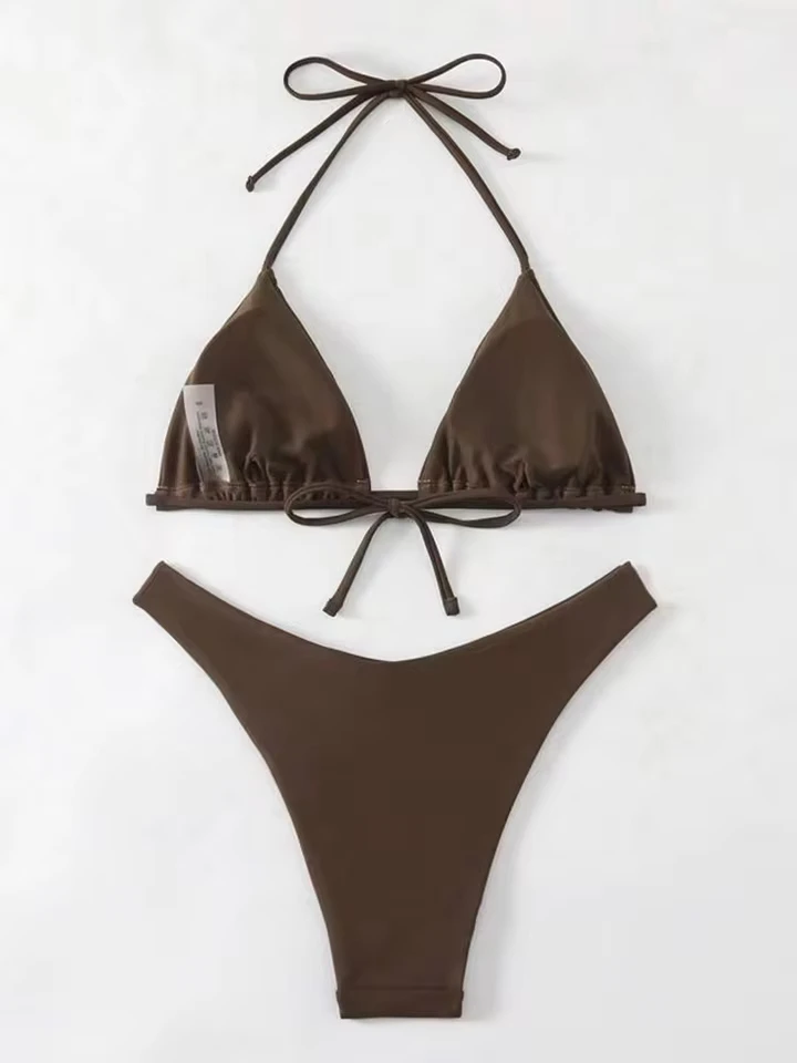 Vzvn Sexy Solid Lace Up Beach Brazil Bikini Women Split Swimsuit Vacation Bikini 2026 New All Season Backless Bikini 2 Piece Set
Vzvn Sexy Solid Lace Up Beach Brazil Bikini Women Split Swimsuit Vacation Bikini 2026 New All Season Backless Bikini 2 Piece Set