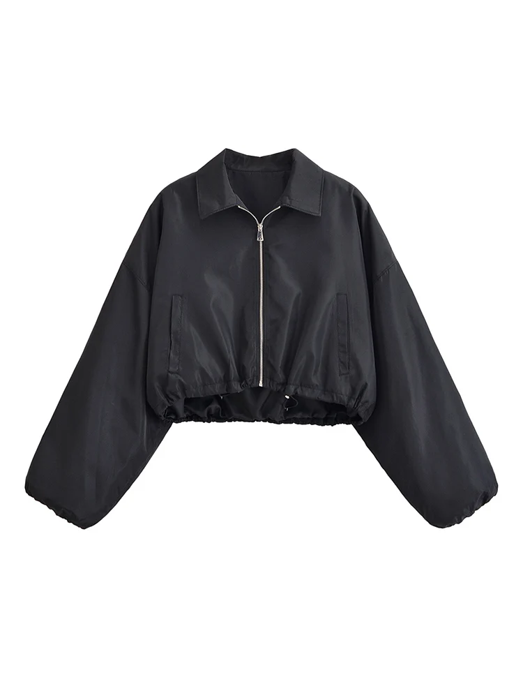 European and American style autumn and winter new fashion trend women's clothing versatile lapel long sleeve short cotton jacket
European and American style autumn and winter new fashion trend women's clothing versatile lapel long sleeve short cotton jacket