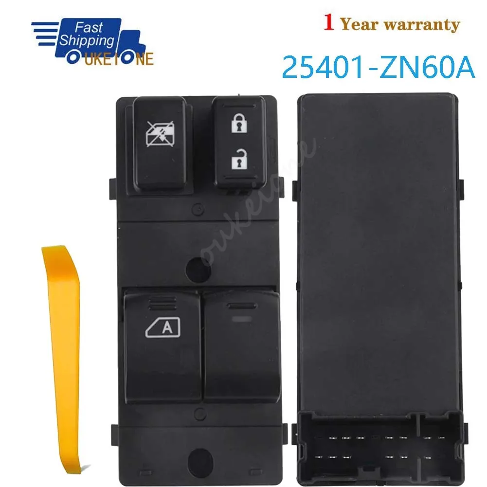 25401-ZN60A For Nissan Altima 2 Door 2008-2012 Front Left Master Driver Side Electric Power Lifter Window Switch Button Parts
25401-ZN60A For Nissan Altima 2 Door 2008-2012 Front Left Master Driver Side Electric Power Lifter Window Switch Button Parts