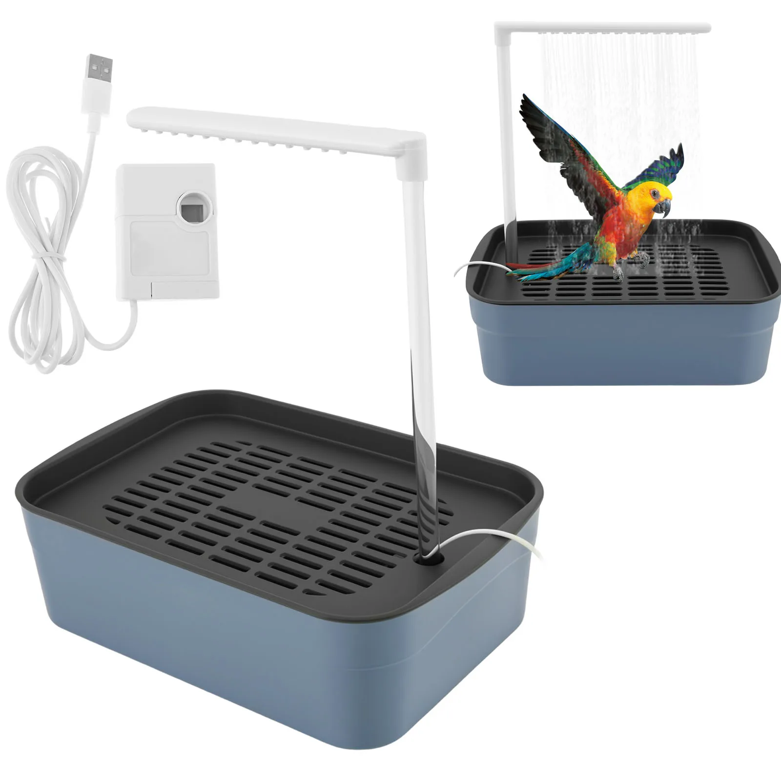 Автоматическая ванна для купания птиц, душевая коробка с циркуляционным краном, малошумная электрическая ванна для попугая для чистки птиц
Автоматическая ванна для купания птиц, душевая коробка с циркуляционным краном, малошумная электрическая ванна для попугая для чистки птиц