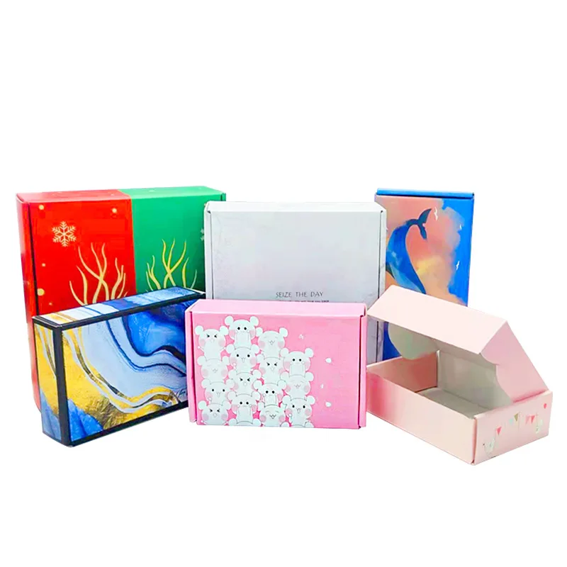 10pcs Colored Cartoon Clothing Box Thickened Corrugated Paper Carton Package Wigs Food Packaging Boxes
10pcs Colored Cartoon Clothing Box Thickened Corrugated Paper Carton Package Wigs Food Packaging Boxes
