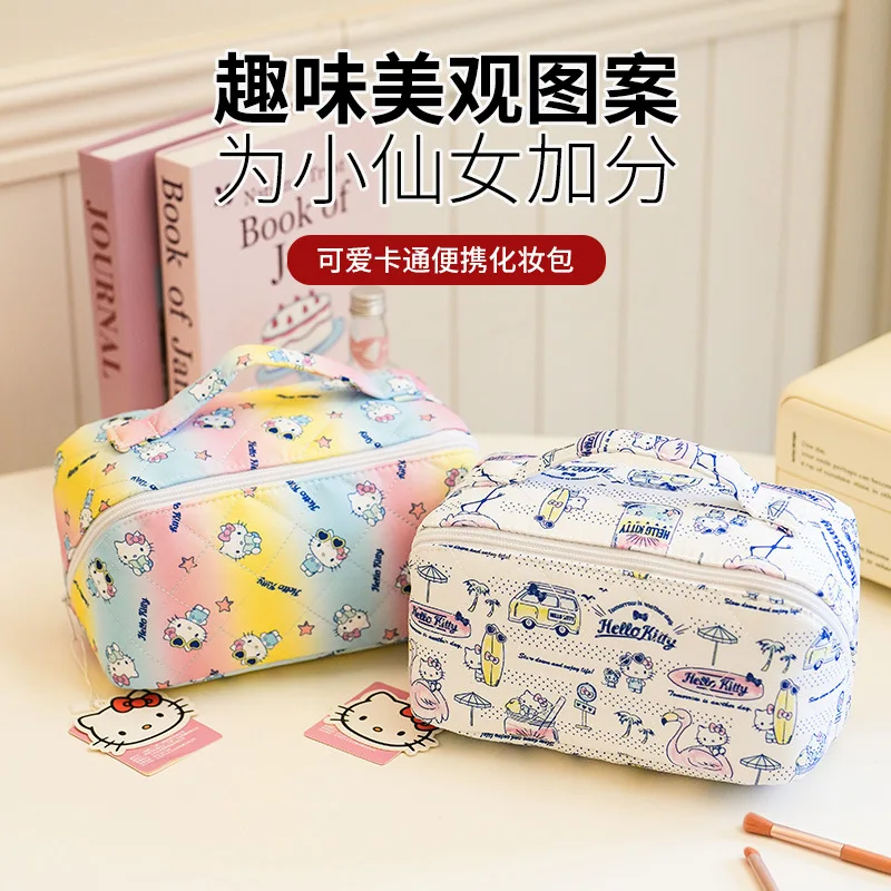 Sanrio Hello Kitty Large Capacity Cartoon Makeup Bag Cute Portable Cosmetics Brush Storage Bag Commute Travel Toiletry Organizer
Sanrio Hello Kitty Large Capacity Cartoon Makeup Bag Cute Portable Cosmetics Brush Storage Bag Commute Travel Toiletry Organizer
