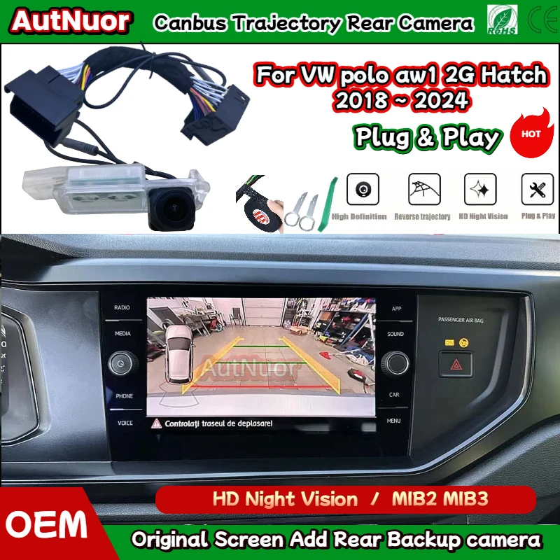 Задняя камера заднего вида в багажнике автомобиля для VW polo aw1 2G Hatch 2018 ~ 2024 MIB2 MIB3, ручка задней двери, камера заднего вида Plug & Play
Задняя камера заднего вида в багажнике автомобиля для VW polo aw1 2G Hatch 2018 ~ 2024 MIB2 MIB3, ручка задней двери, камера заднего вида Plug & Play