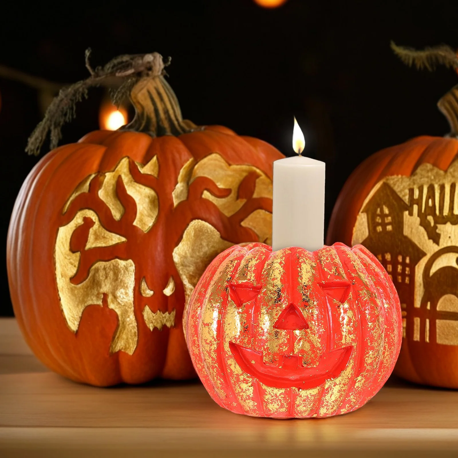 Pumpkin Holder Resin Ideal Tea Lights Votive Pillar Candles Fall Decor Halloween Pumpkin Table Decor Tealight
Pumpkin Holder Resin Ideal Tea Lights Votive Pillar Candles Fall Decor Halloween Pumpkin Table Decor Tealight