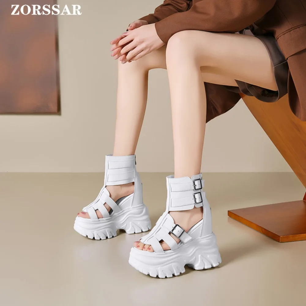 Women Wedges Sandals High Heels Gothic Punk Summer Platform Shoes Woman Comfort Strappy Zip Buckle Fashion Casual Women
Women Wedges Sandals High Heels Gothic Punk Summer Platform Shoes Woman Comfort Strappy Zip Buckle Fashion Casual Women