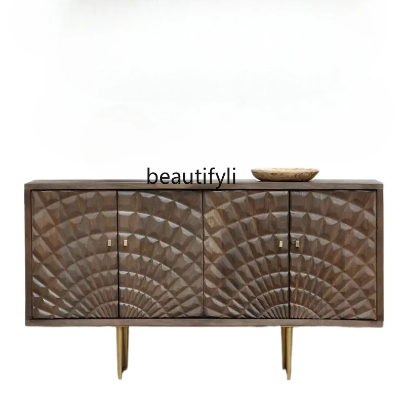 American retro solid wood carving porch cabinet modern simple storage cabinet living room home decoration cabinet
American retro solid wood carving porch cabinet modern simple storage cabinet living room home decoration cabinet
